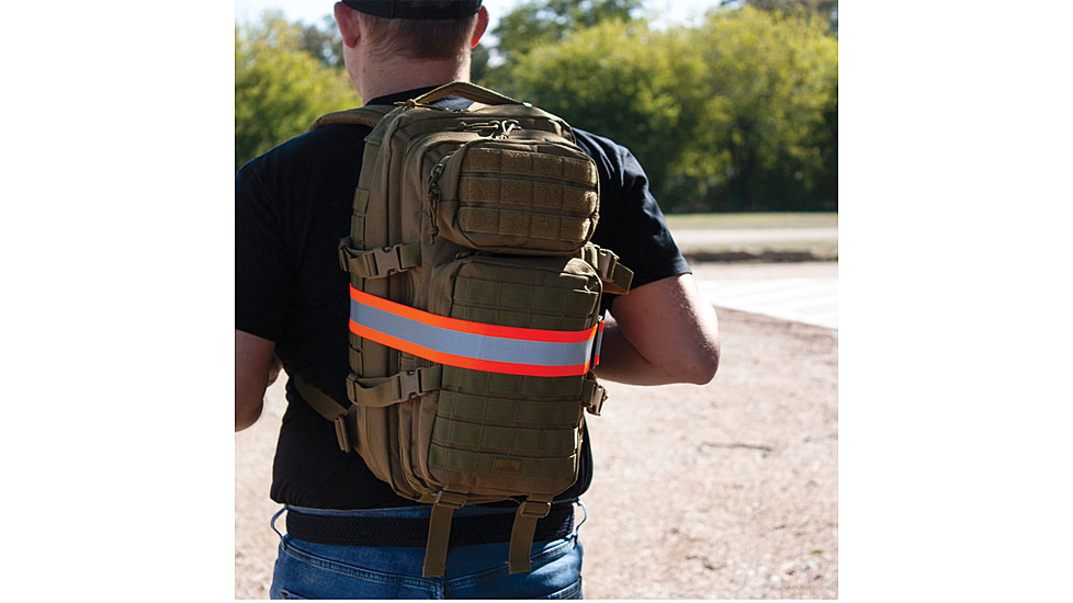 United States Tactical Reflective Elastic Belt, Orange, UST-BLT00906