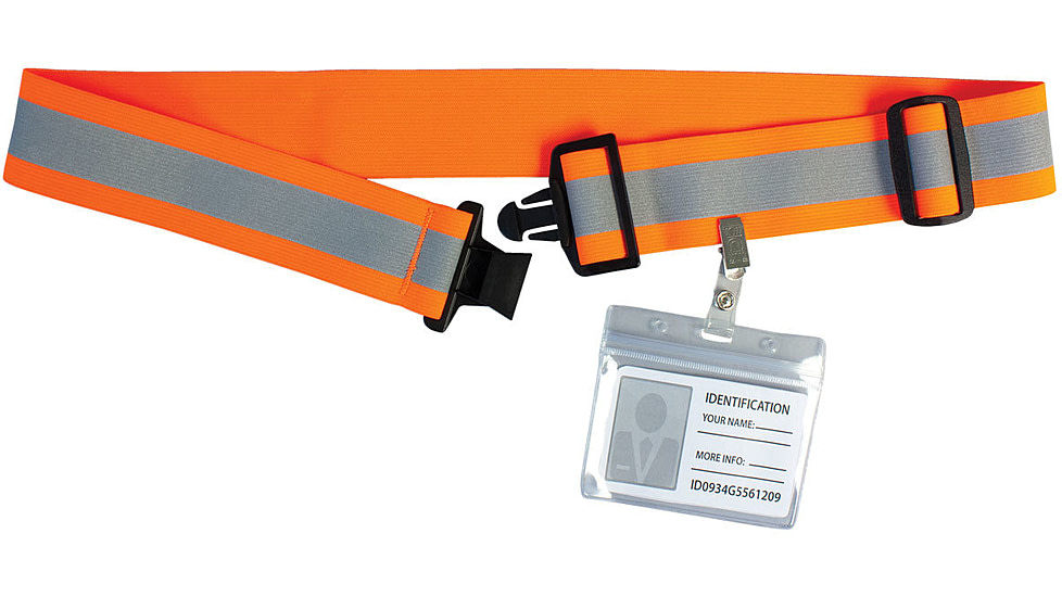 United States Tactical Reflective Elastic Belt, Orange, UST-BLT00906