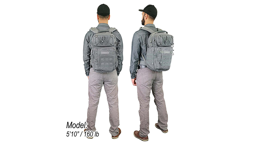 Vanquest Gear Trident-21 Gen-3 Backpack, Wolf Gray, Large, 770321WG