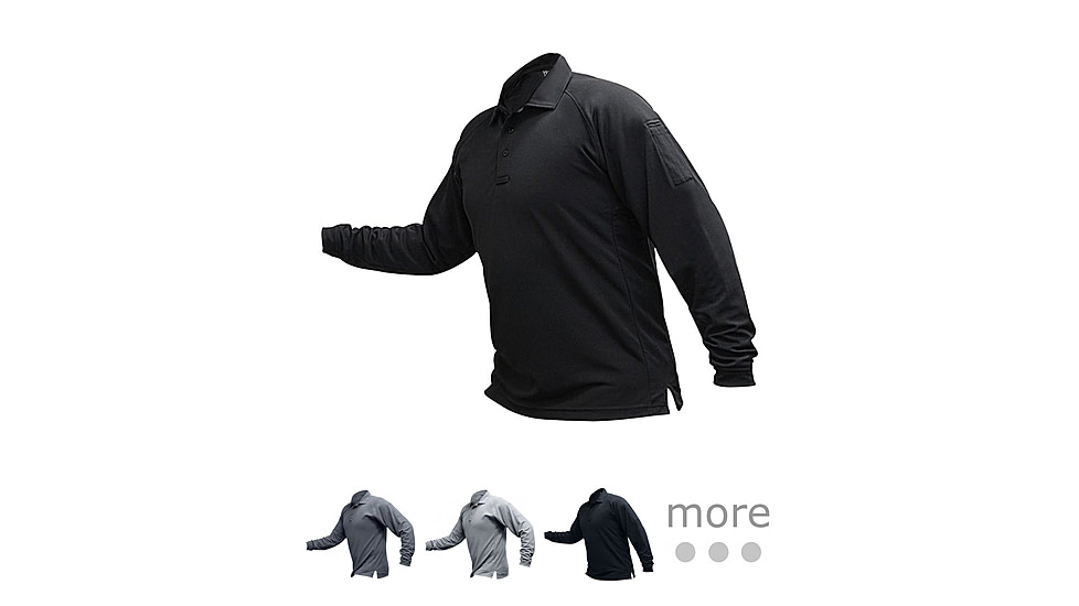 Vertx Coldblack Long Sleeve Polo - Men's, Black, Grey, Light Grey, Navy, Red, Spruce Green