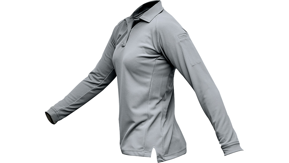 Vertx Coldblack Long Sleeve Polo - Women's, Lt Grey, Large F1 VTX4030P LTG LARGE