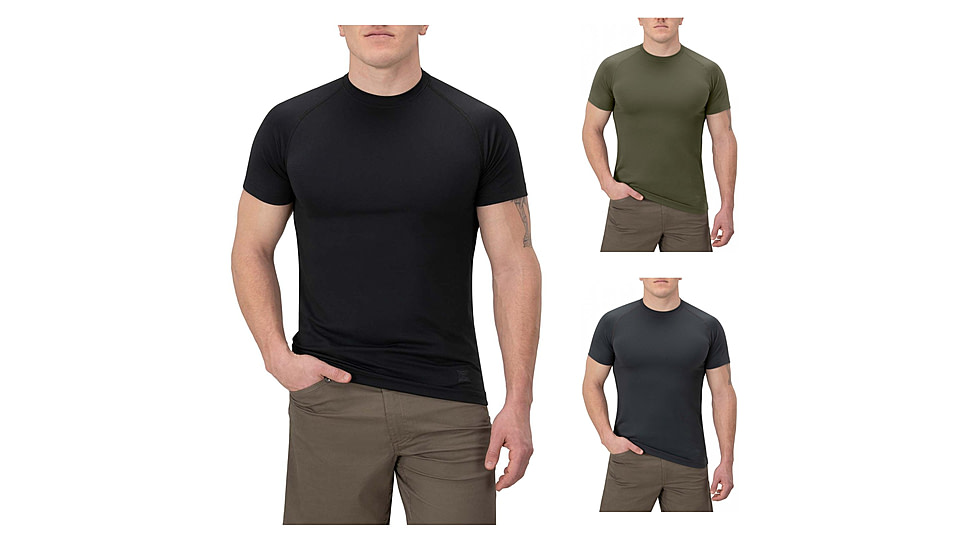 Vertx Full Guard Performance Short Sleeve Shirt - Men's, It'S Black, Ranger Green, Smoke Grey