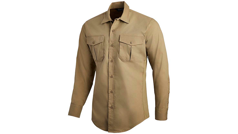 Vertx Fusion Flex Long Sleeve Shirt, Desert Tan - VTX8240DT2XLLONG
