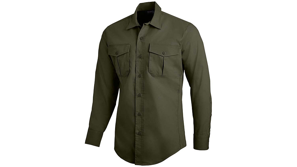 Vertx Fusion Flex Long Sleeve Shirt - Mens, OD Green, Long, 2XL, VTX8240OD2XLLONG