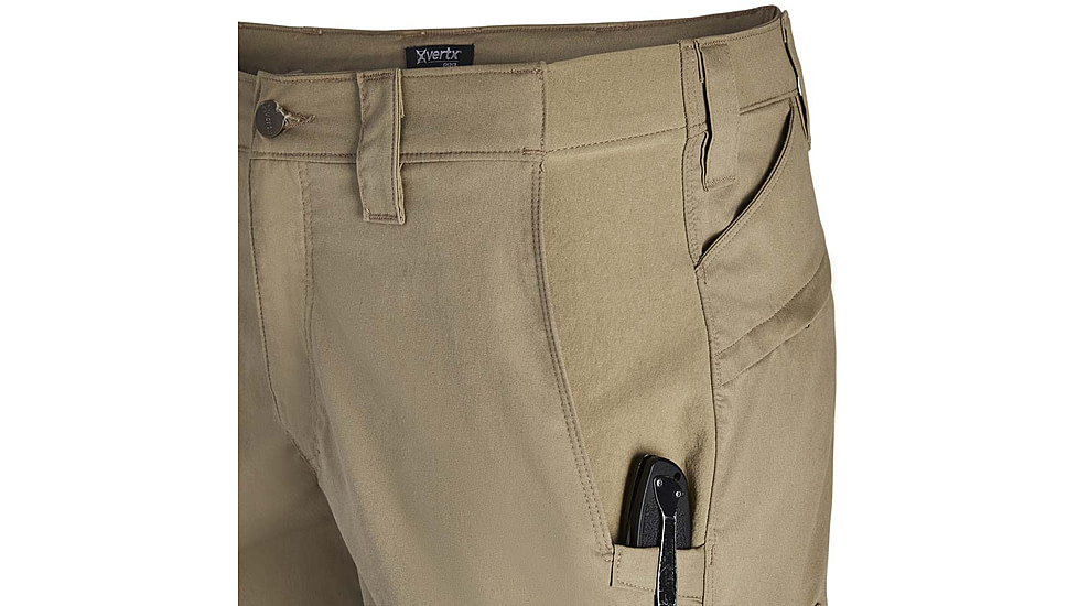 Vertx Fusion Flex Pant - Mens, Desert Tan - VTX1201DT4032
