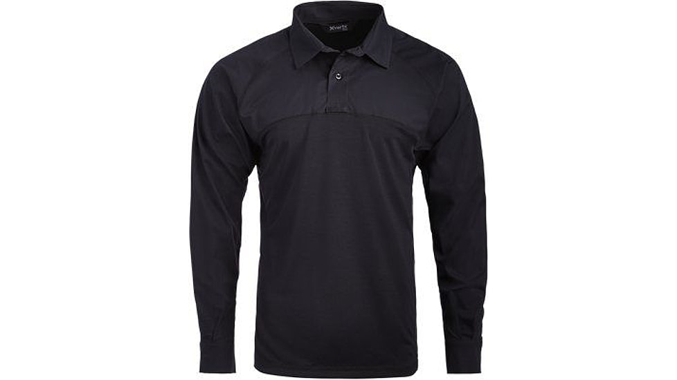 Vertx Fusion Flex Performance Hybrid Shirt - Long Sleeve, Navy - VTX8255NV2XLLONG