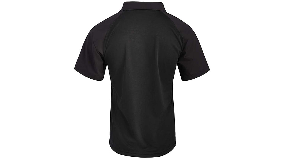 Vertx Fusion Flex Performance Hybrid Short Sleeve Shirt - Mens, Black, 2XL, VTX8250BK2XLNA