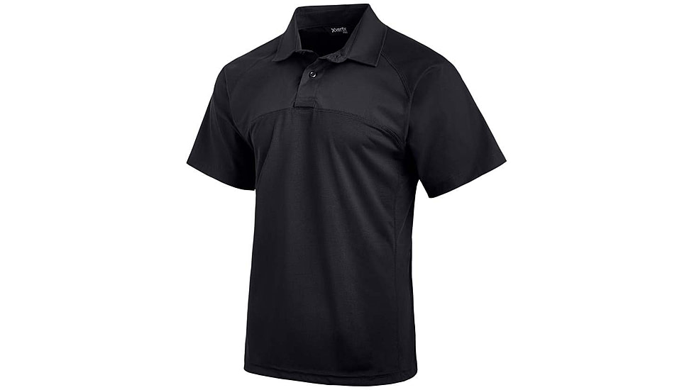 Vertx Fusion Flex Performance Hybrid Shirt - Short Sleeve, Navy - VTX8250NV2XLNA