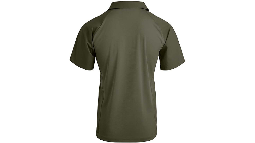 Vertx Fusion Flex Performance Hybrid Short Sleeve Shirt - Mens, OD Green, Extra Small, VTX8250ODXSMALLNA