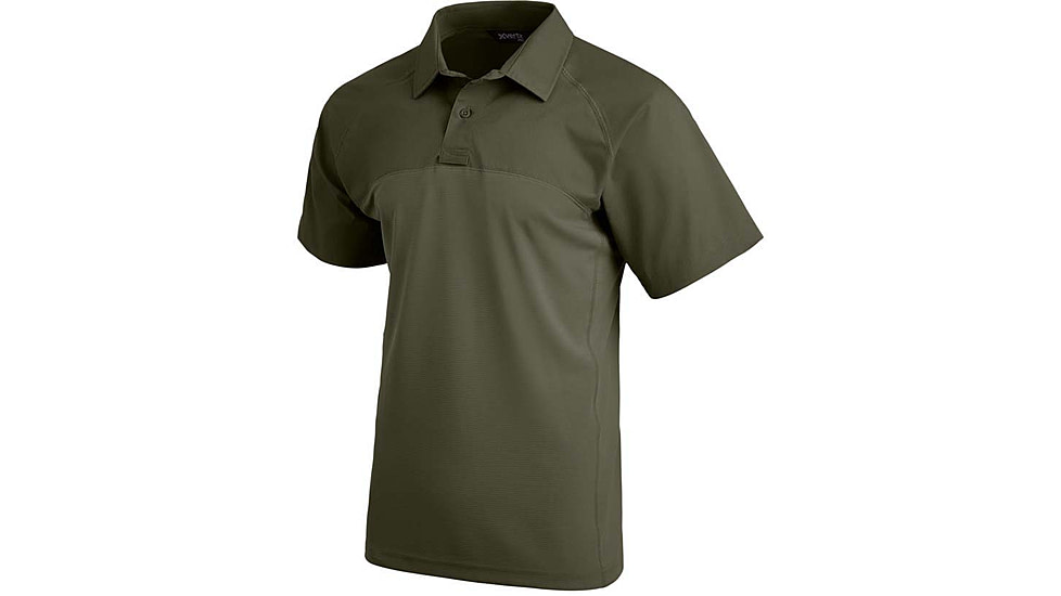 Vertx Fusion Flex Performance Hybrid Shirt - Short Sleeve, Od Green - VTX8250ODXSMALLNA