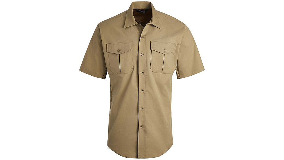 Vertx Fusion Flex Short Sleeve Shirt - Mens, Desert Tan, Extra Small, VTX8230DTXSMALLNA