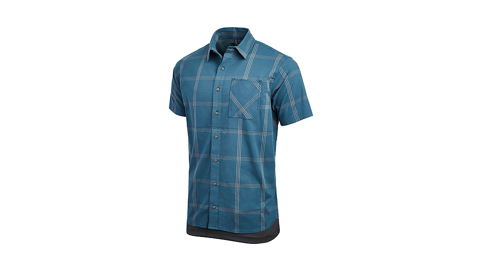 Vertx Guardian Stretch Short Sleeve Shirt - Mens, Deep Sea Plaid, 2XL/Regular, 1432 DSP 2XL