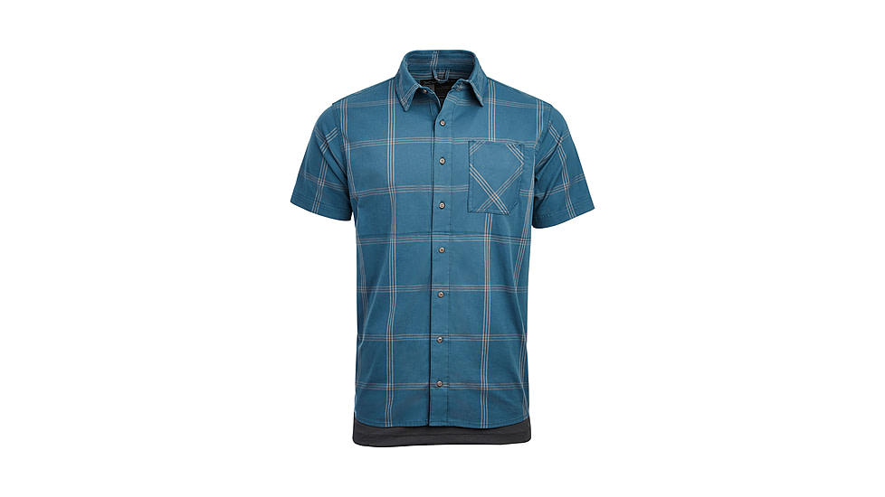 Vertx Guardian Stretch Short Sleeve Shirt - Mens, Deep Sea Plaid, 2XL/Regular, 1432 DSP 2XL