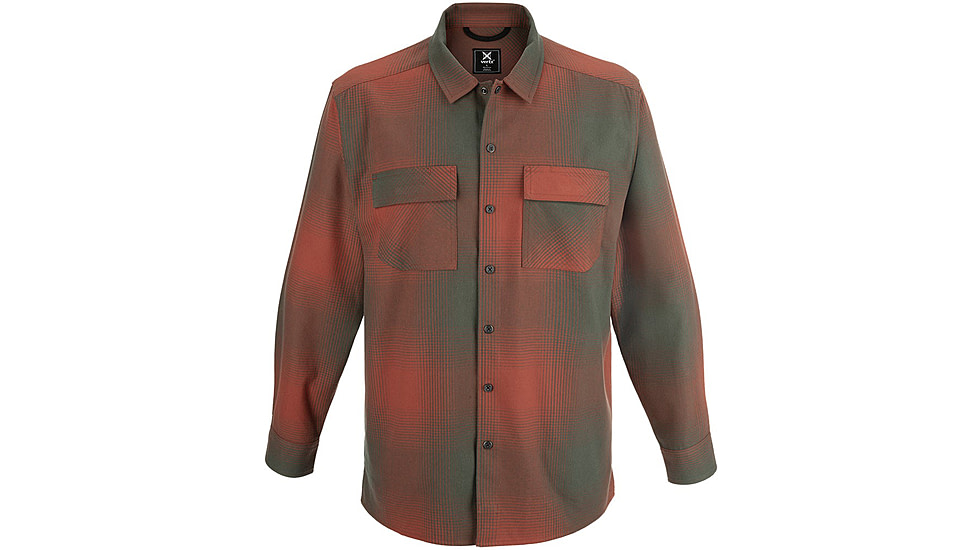 Vertx Last Line Stretch Flannel - Mens, Eldorado Sun Ombre Plaid, Medium, F1 VTX1535 ESOP MEDIUM N/A