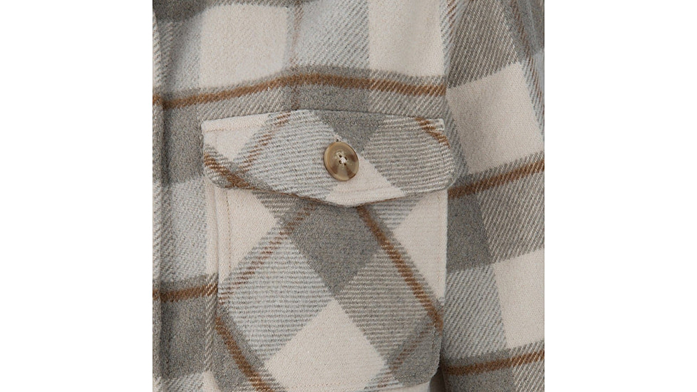 Vertx Lena Long Sleeve Shirt Jacket - Womens, River Stone Plaid, Large, F1 VTX7039 RVSTP LARGE N/A