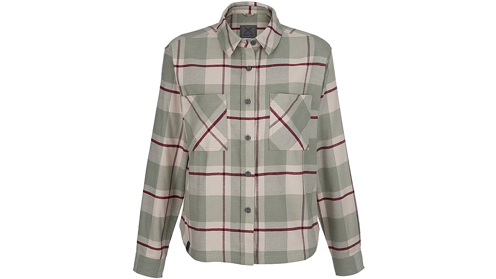 Vertx Lena Stretch Long Sleeve Flannel - Womens, Mountain Sage Buffalo Plaid, Large, F1 VTX7038 MTSBP LARGE N/A