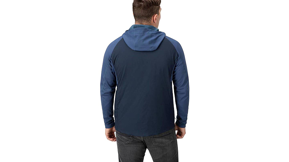 Vertx Manitou Hybrid Hooded Jacket - Mens, Dark Sky/Open Water Blue, MD, F1 VTX8855 DSK/OWB MD