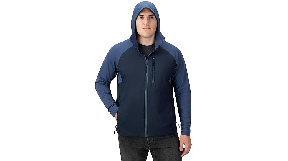 Vertx Manitou Hybrid Hooded Jacket - Mens, Dark Sky/Open Water Blue, MD, F1 VTX8855 DSK/OWB MD