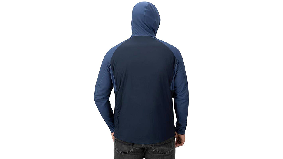 Vertx Manitou Hybrid Hooded Jacket - Mens, Dark Sky/Open Water Blue, MD, F1 VTX8855 DSK/OWB MD