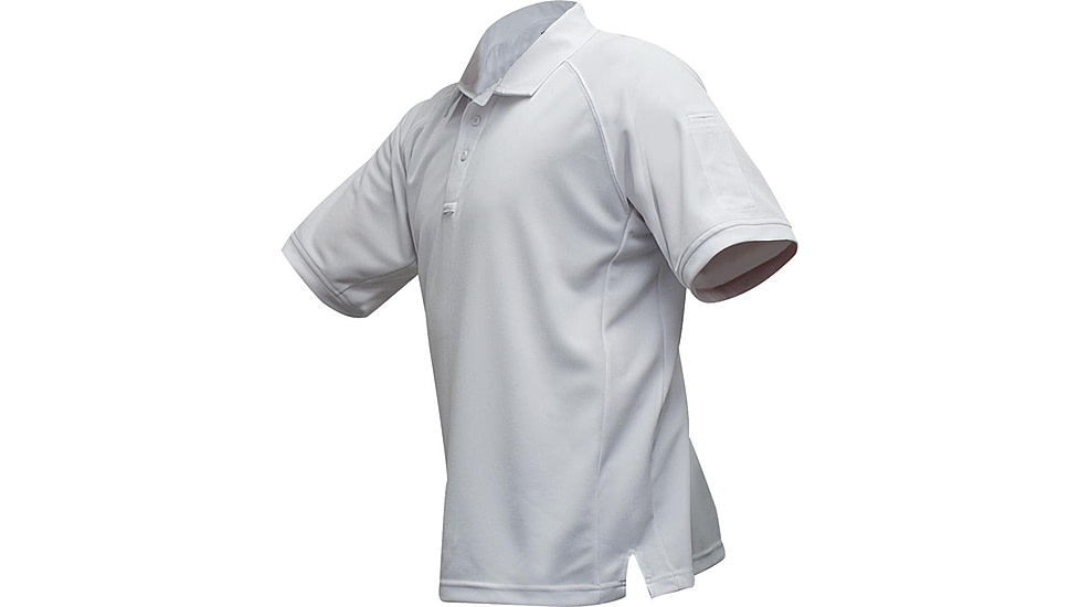 Vertx Men's Coldblack Short Sleeve Polo Shirt, White, Size Extra Small VTX4000WHP-XSMALL