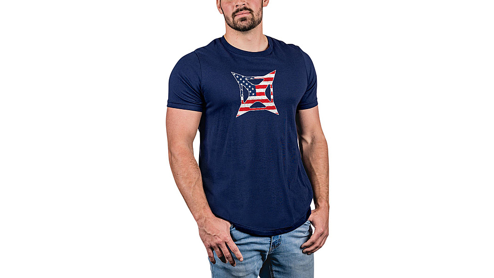 Vertx Patriot Logo Tee T-Shirt - Mens, Blue, Extra Large, F1 VTX9040 NA XLARGE