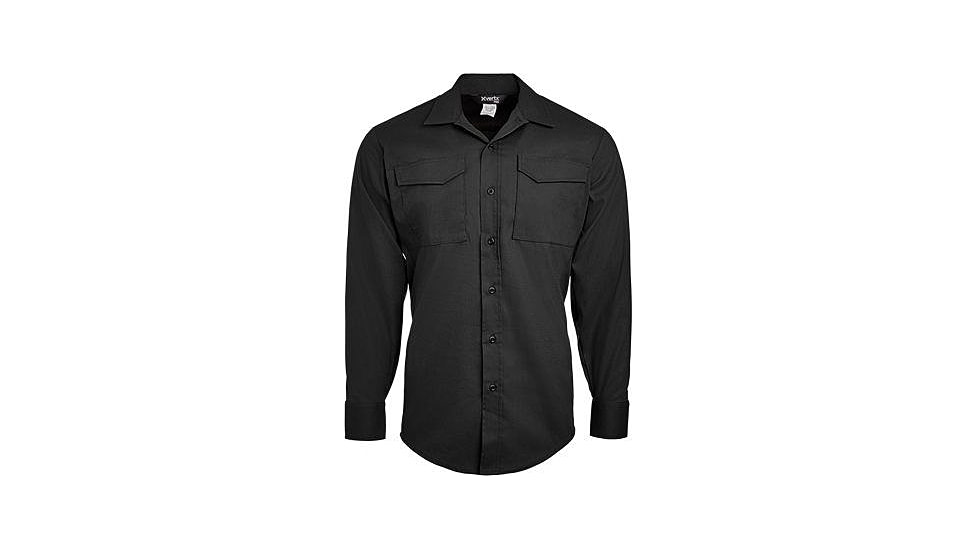 Vertx Phantom Flex Long Sleeve Shirts - Mens, Black, Long, 2XL, VTX8121BK2XLLONG