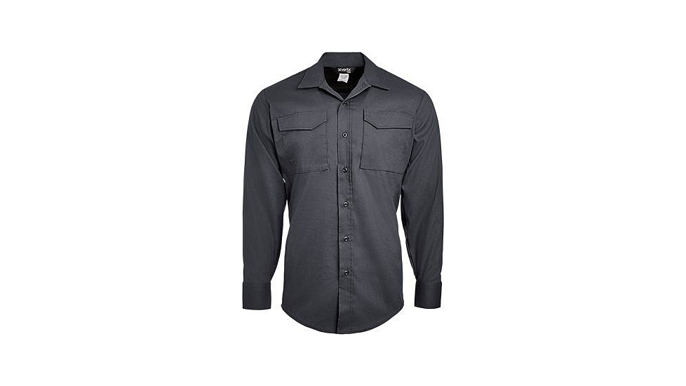 Vertx Phantom Flex Long Sleeve Shirts - Mens, Smoke Gray, Long, 2XL, VTX8121SMG2XLLONG