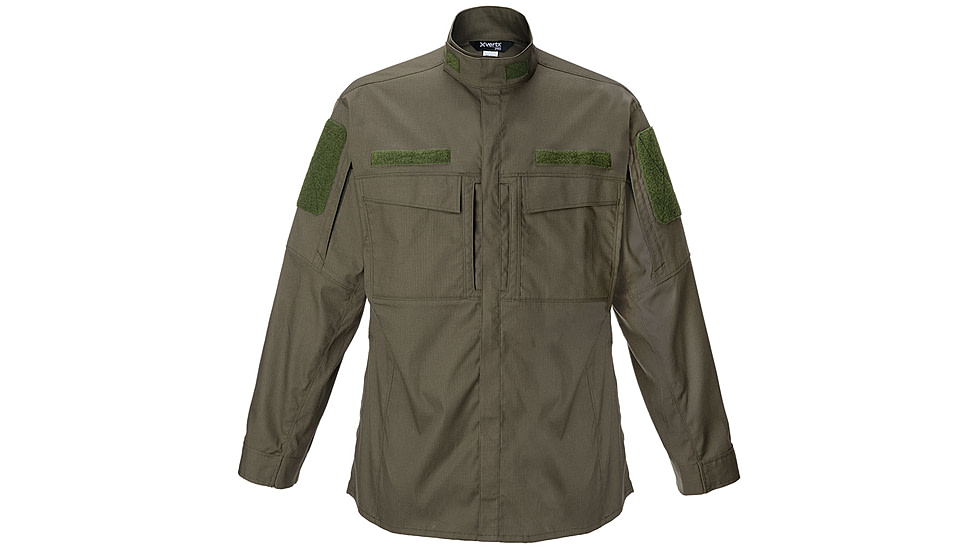 Vertx Recon Flex Garrison Shirt - Long Sleeve - Mens, Od Green, Small Regular, F1 VTX1920 OD SMALL REG