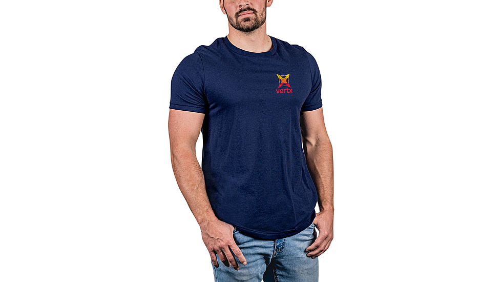 Vertx Road Less Taken Tee T-Shirt - Mens, Blue, Medium, F1 VTX9041 NA MEDIUM