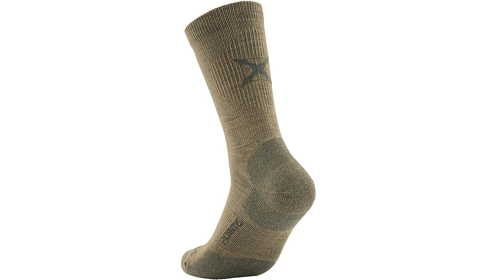 Vertx VaporCore 5in Crew Sock - Mens, Ranger Green, Large, F1 VTX9105 RGN LARGE