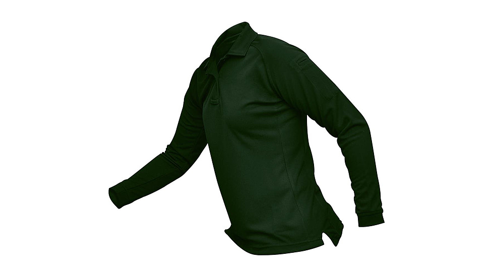 Vertx Womens Coldback Long Sleeve Polo, Spruce Green, LARGE F1 VTX4030P SG LARGE