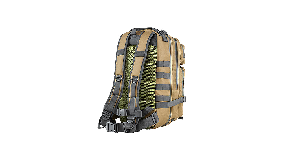 VISM Small Backpack, Tan with Urban Gray Trim CBSTU2949