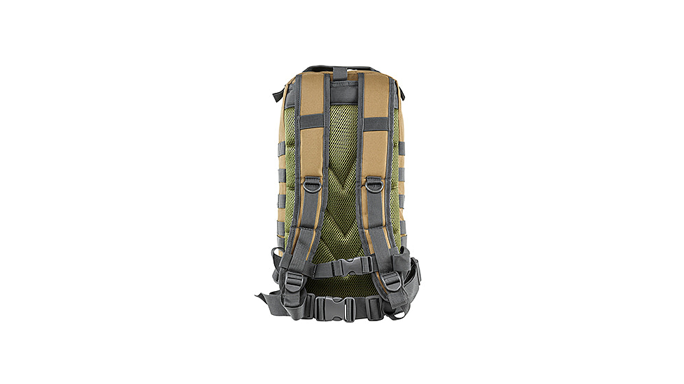 VISM Small Backpack, Tan with Urban Gray Trim CBSTU2949