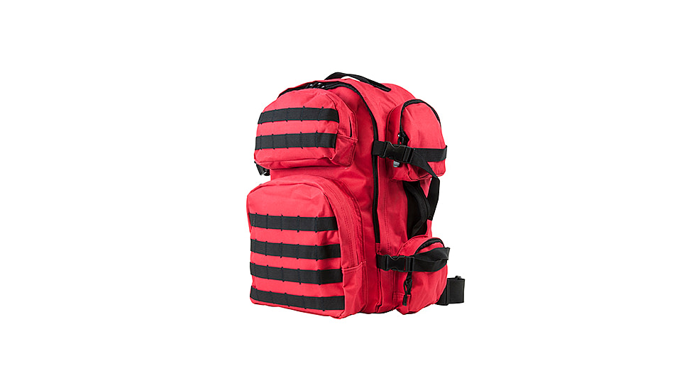 VISM Tactical Backpack, Red w/Black Trim CBR2911