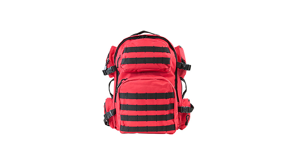 VISM Tactical Backpack, Red w/Black Trim CBR2911