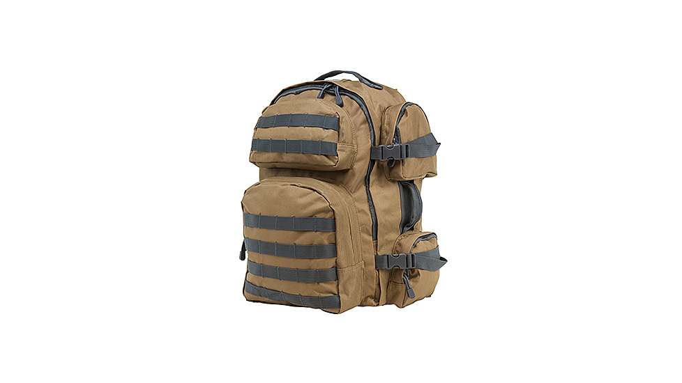 VISM Tactical Backpack, Tan w/Urban Gray Trim CBTU2911