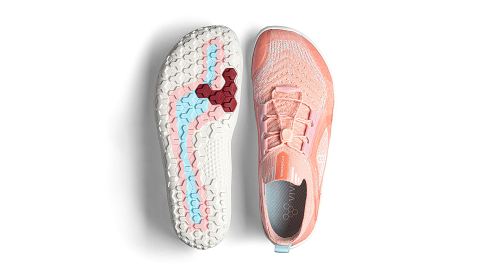 Vivobarefoot Primus Trail Knit FG Trailrunning Shoes - Womens, Peach Melba, 37 Euro, 209099-2037