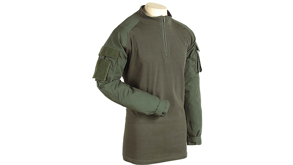 Voodoo Tactical Combat Shirt With Zipper - Mens, Olive Drab, 2XL, 01-9582004097