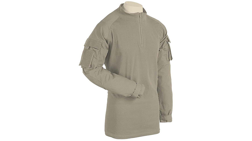 Voodoo Tactical Combat Shirt w/ Zipper - Mens, Sand, Extra Large, 01-9582025096