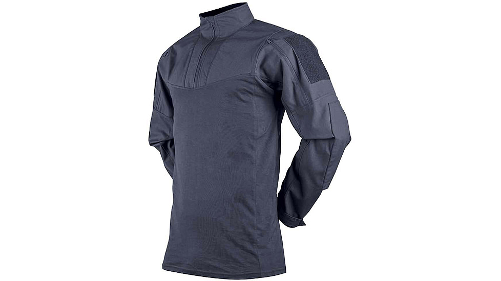 Voodoo Tactical Enhanced Tactical Combat Shirt w/ Zipper - Mens, Black, Small, 01-9580001092