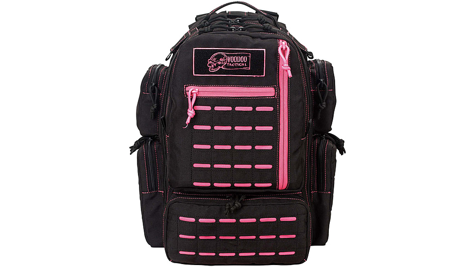 Voodoo Tactical Mini Tobago Pack w/Die Cut MOLLE, Black/Pink, 15-0058088000