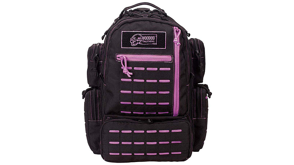 Voodoo Tactical Mini Tobago Pack w/Die Cut MOLLE, Black/Purple, 15-0058065000