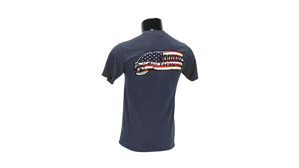 Voodoo Tactical Patriot Banner Ribbon Logo T-Shirt - Mens, Navy, Large, 20-9991002094