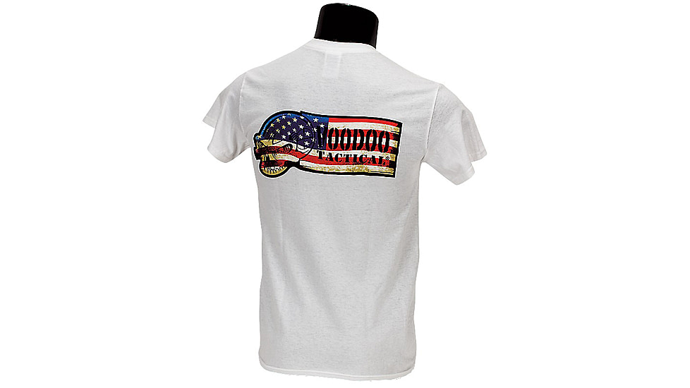 Voodoo Tactical Patriot Banner Ribbon Logo T-Shirt - Mens, White, 2XL, 20-9991024097