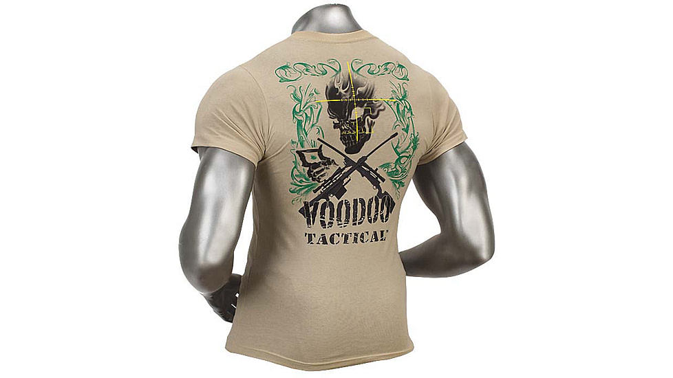 Voodoo Tactical Short Sleeve T-Shirt Skull - Mens, Sand, Medium, 20-9139025093