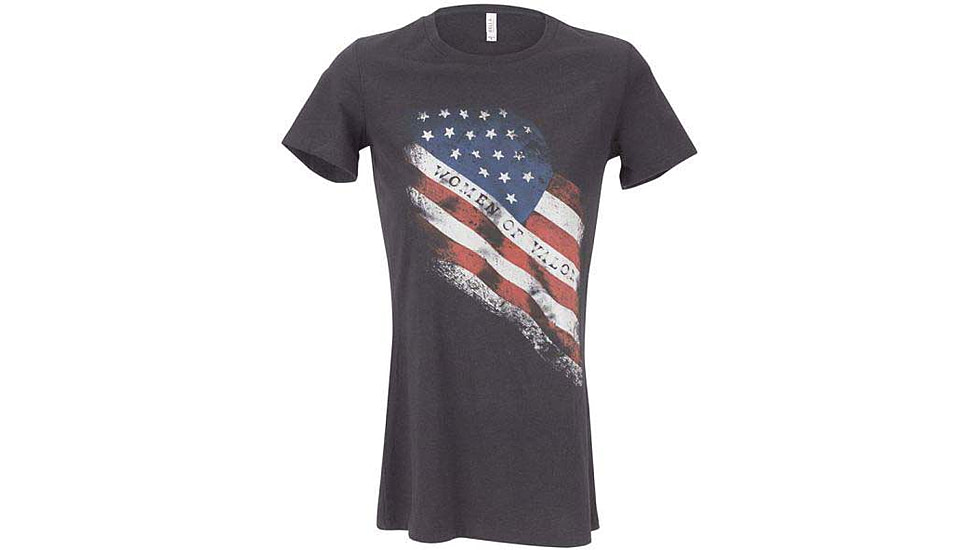 Voodoo Tactical Women Of Valor T-Shirt - Women's, Black, Small, 01-5811001092