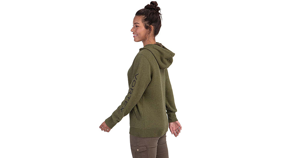 Vortex Comfort Hoodie - Womens, Green Heather, L, 222-47-GHEL
