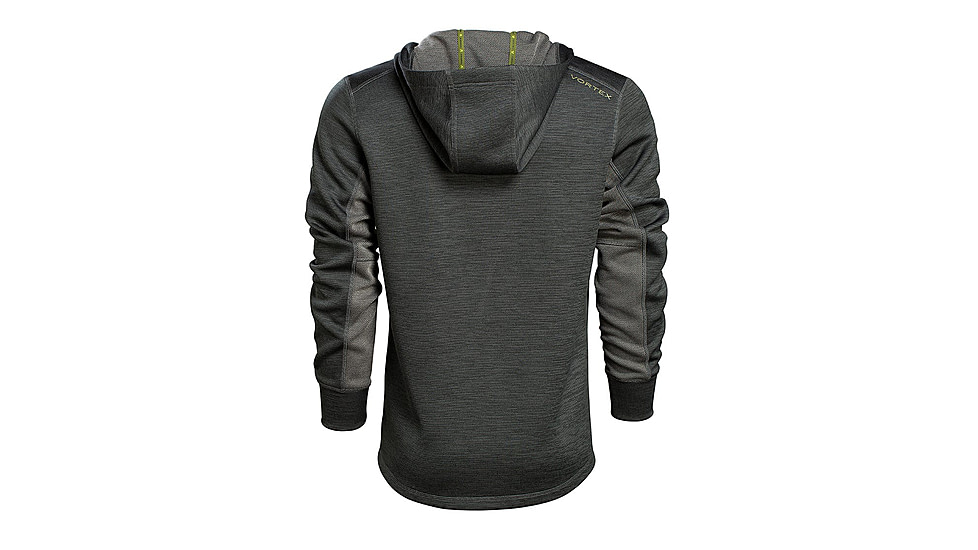 Vortex Frontier Limits 1/4 Zip Hoodie Pullover - Mens, Grey Heather, Large, 220-17-GHTL