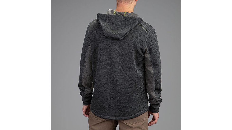 Vortex Frontier Limits 1/4 Zip Hoodie Pullover - Mens, Grey Heather, Large, 220-17-GHTL