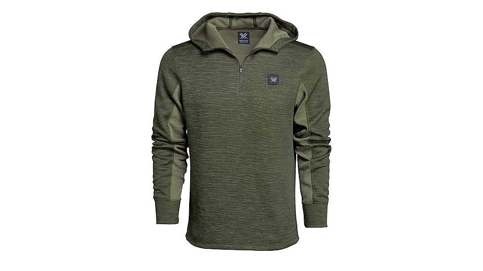 Vortex Frontier Limits 1/4 Zip Hoodie Pullover - Mens, Mayfly, Small, 220-17-MFYS